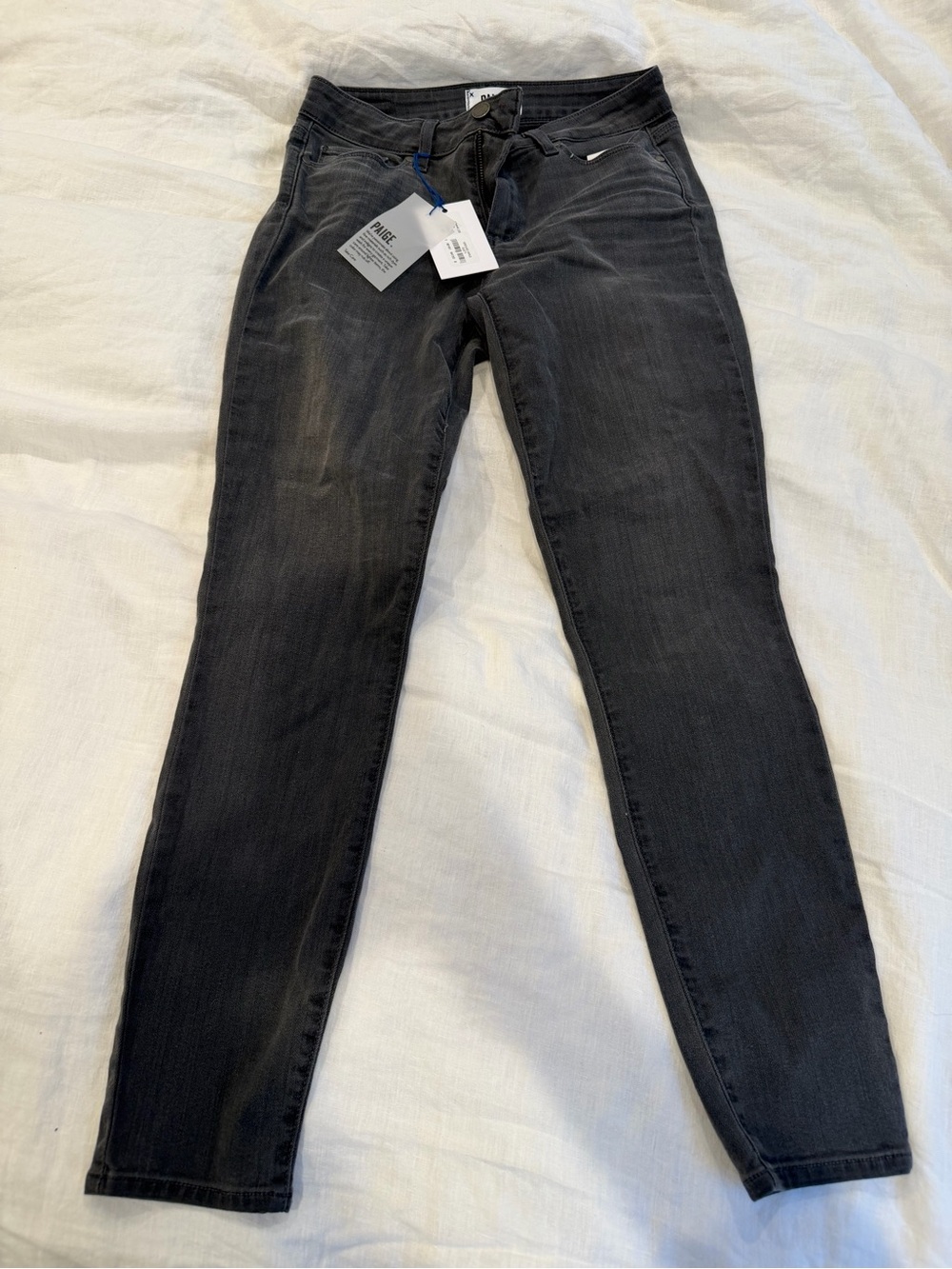 PAIGE Black Skinny Stretch Jeans